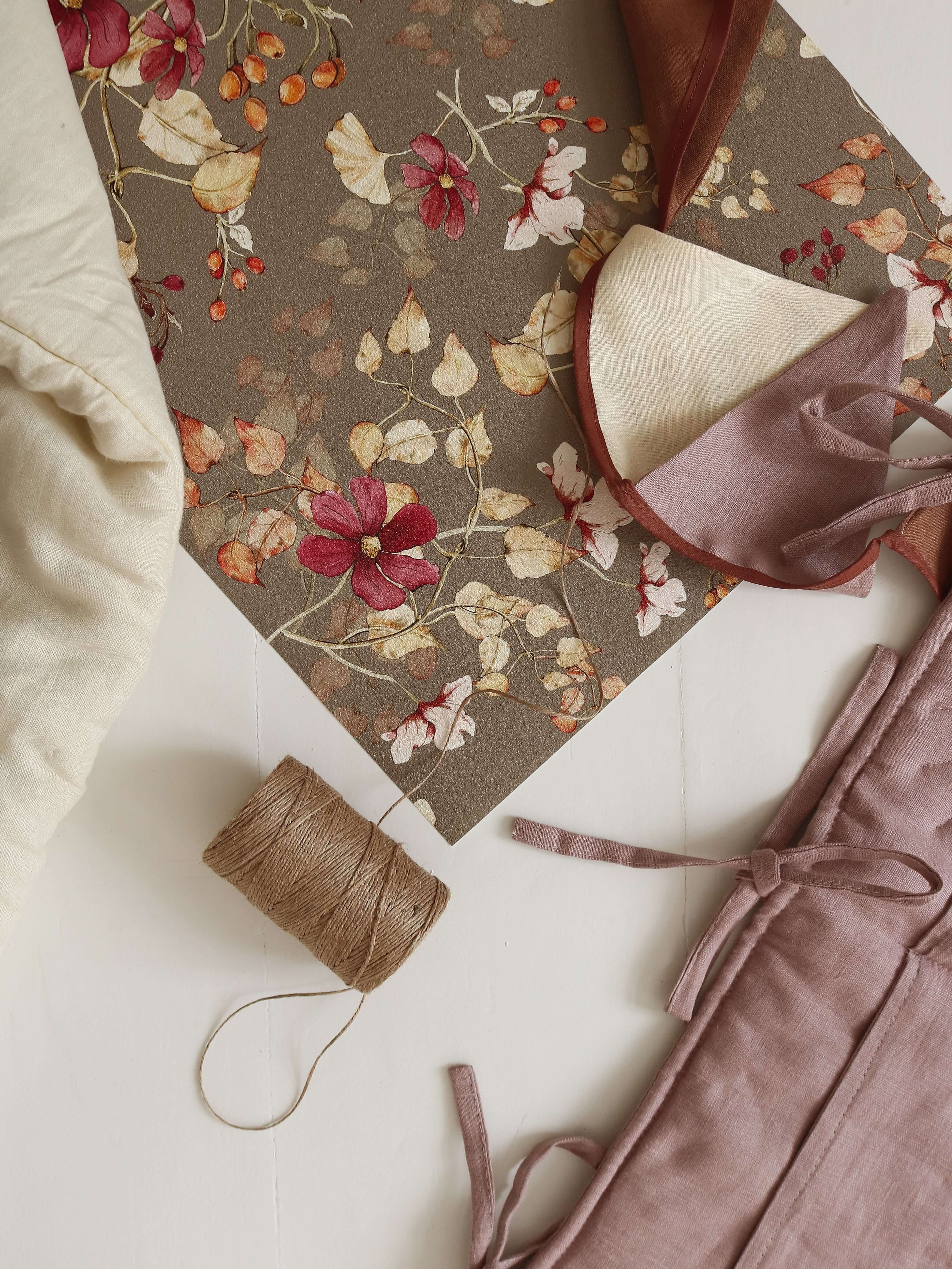 Indian Summer β on Dark Beige Wallpaper