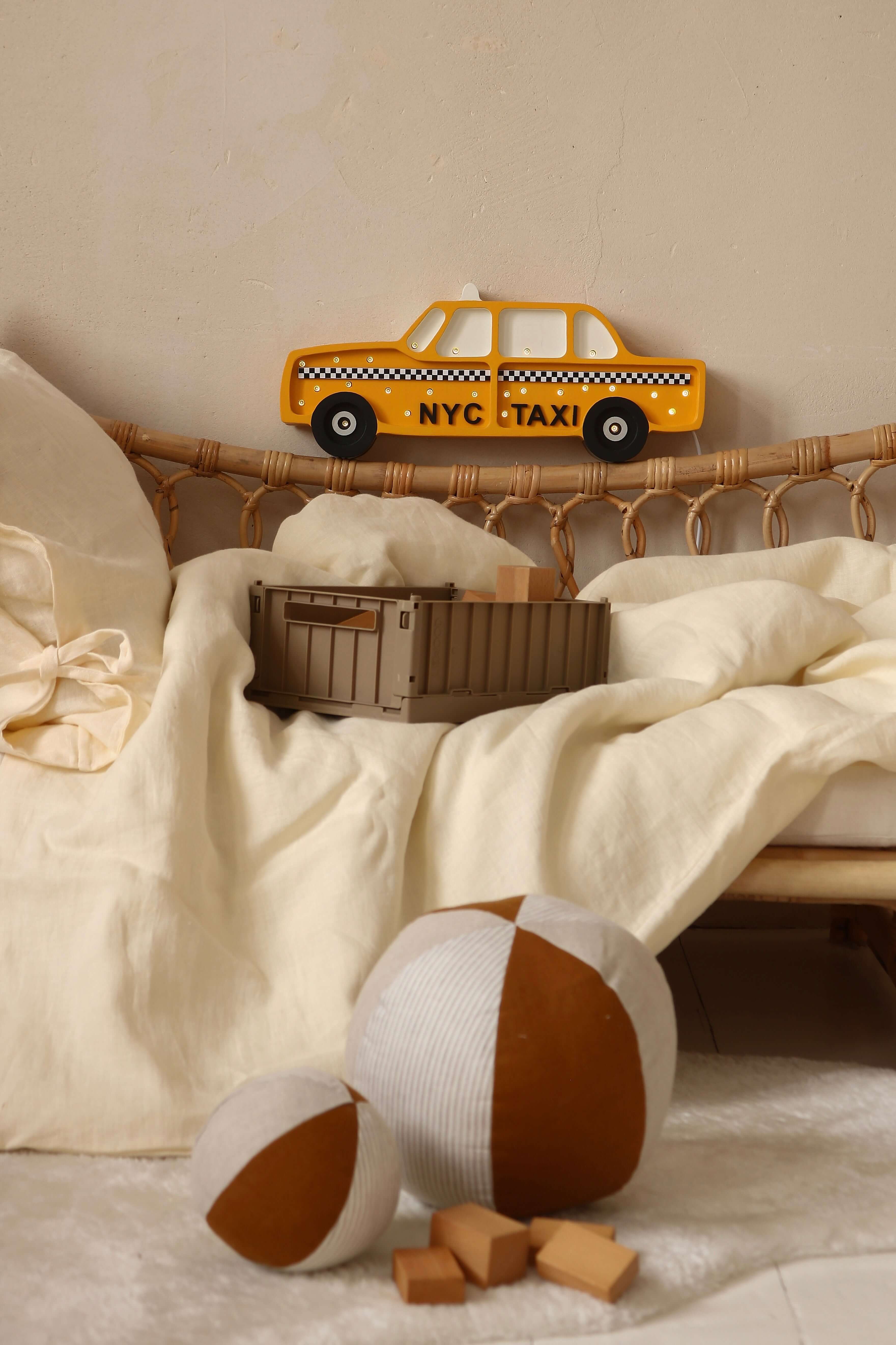 Cream Linen Bedding Set