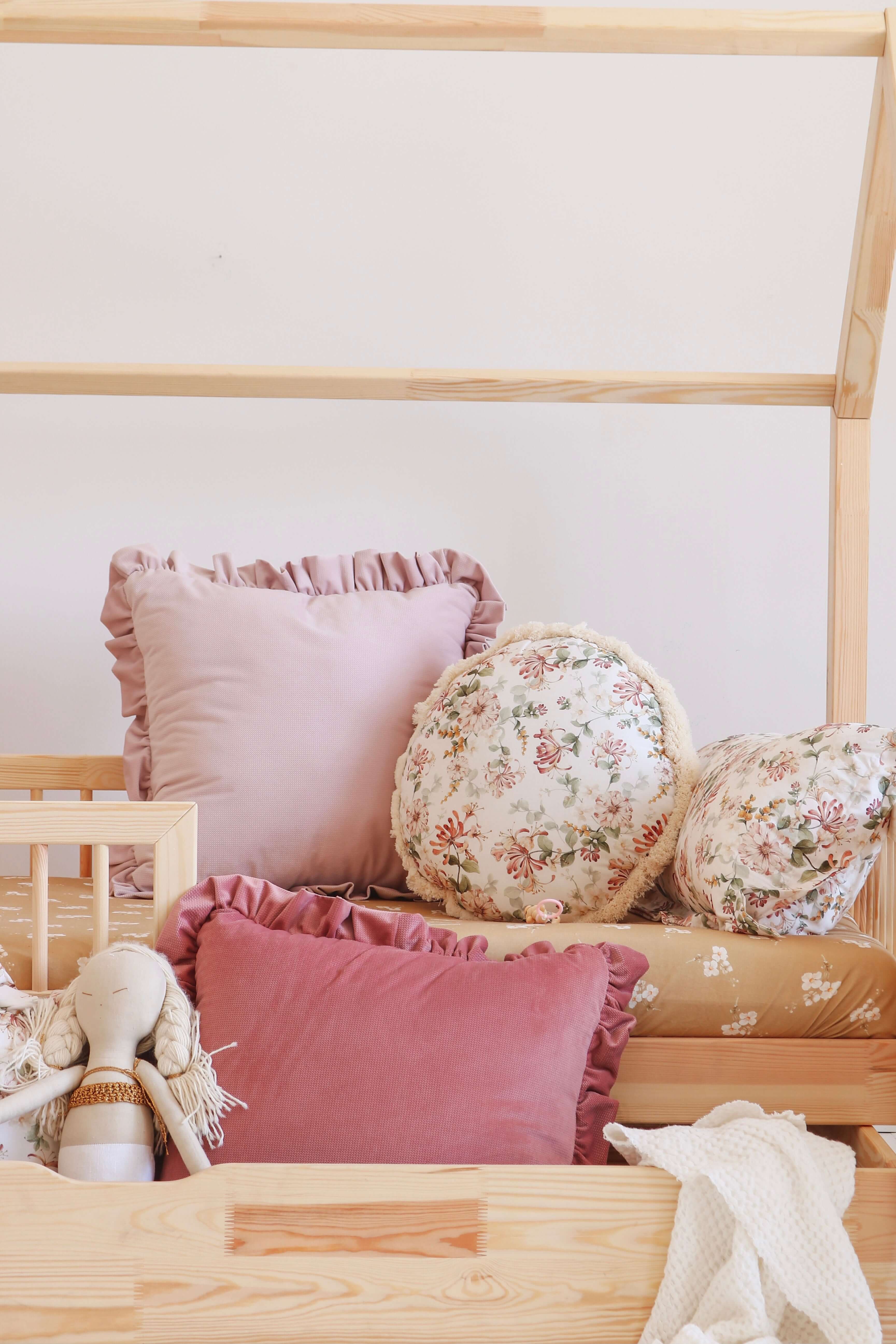 Marsala - velvet square pillow