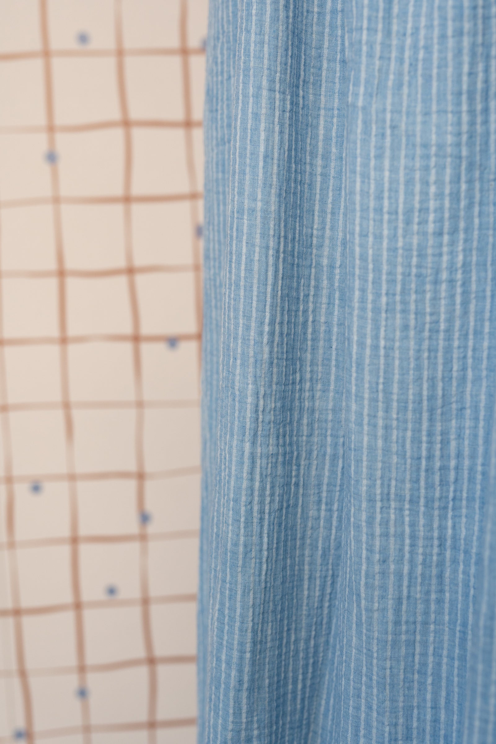 Sky Blue Stripes – Muslin Canopy