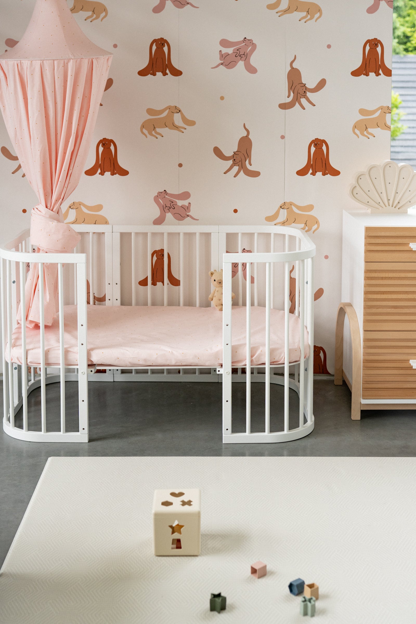 Blush Stars - Fitted Sheet