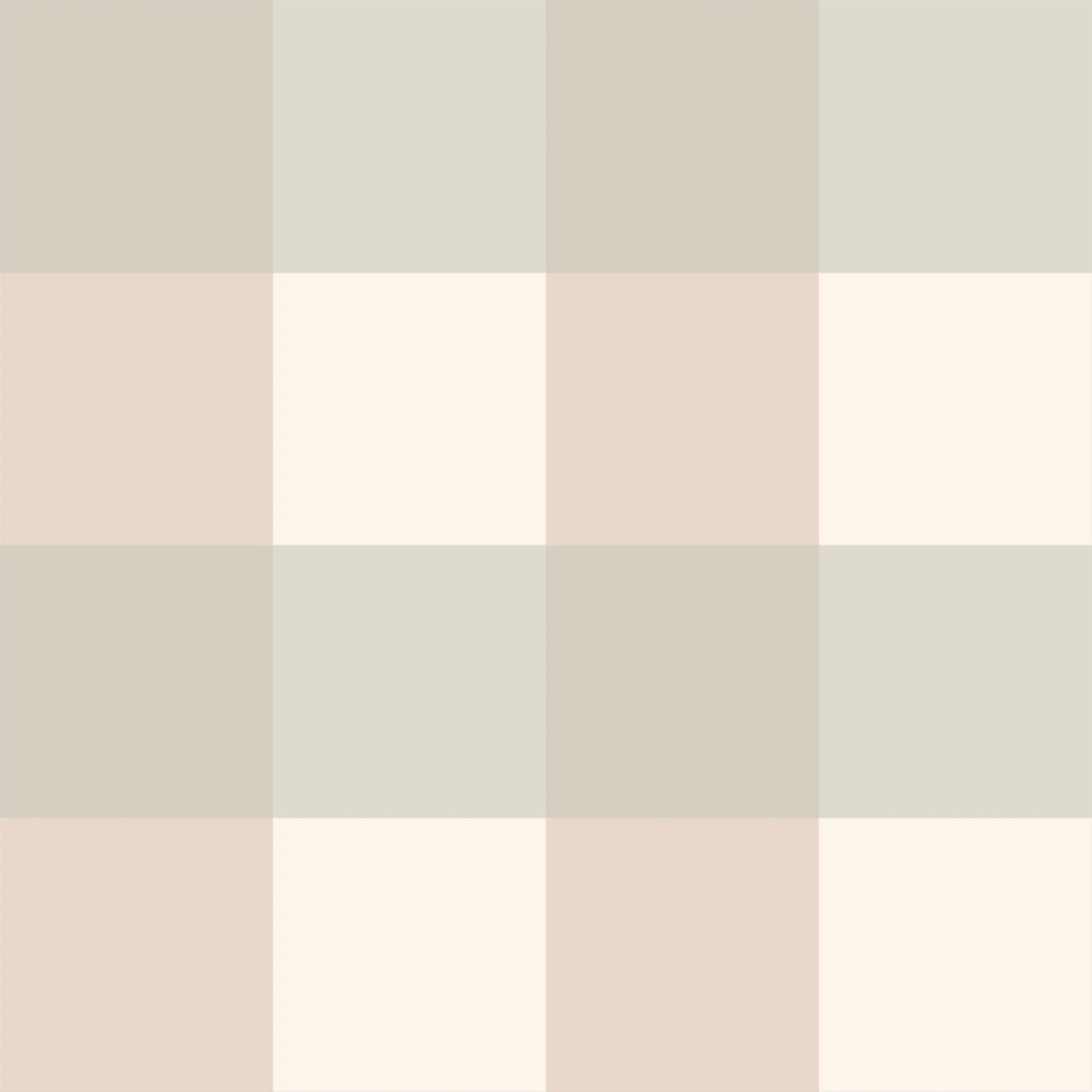 Beige & Sage Gingham Wallpaper