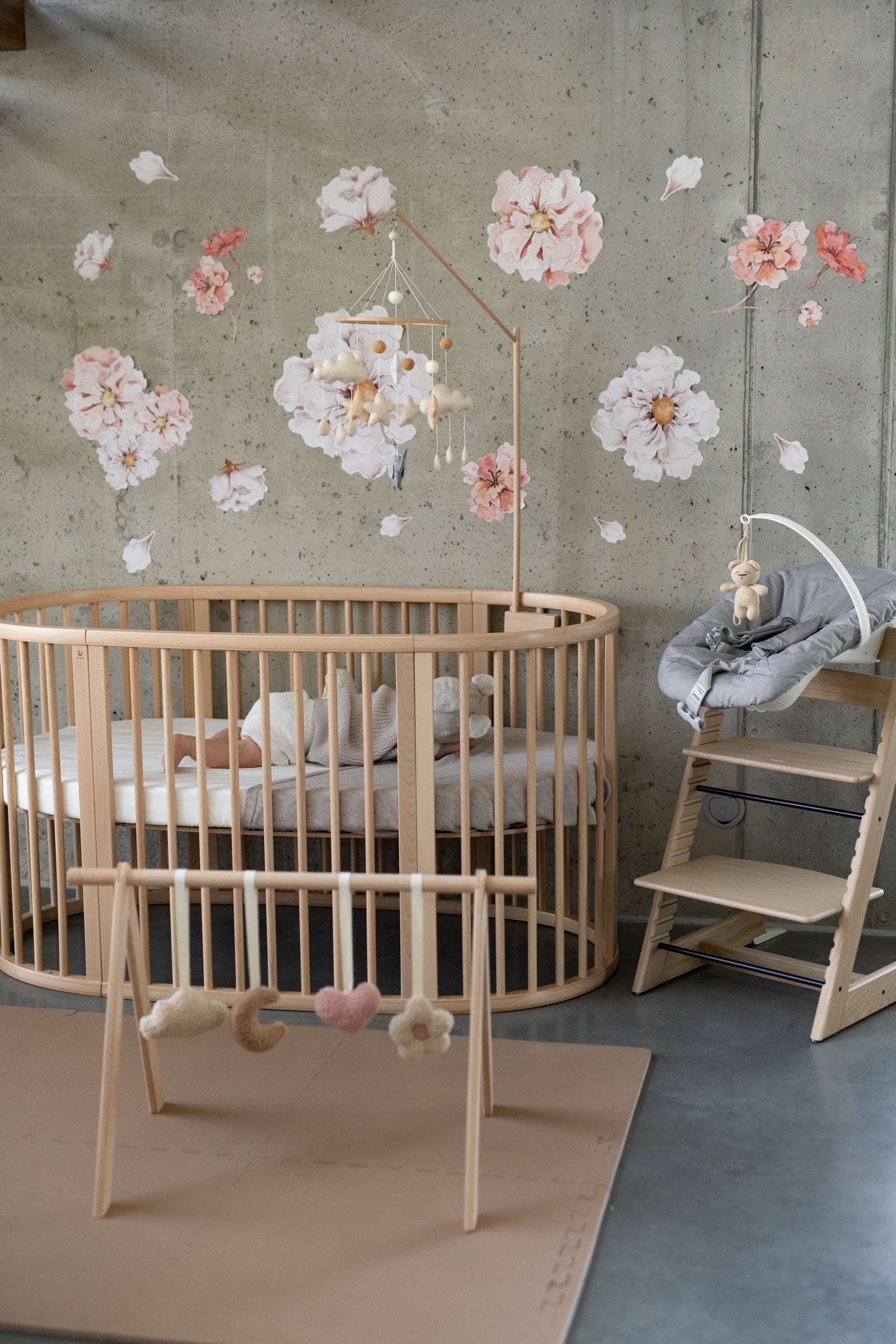 Vintage Flowers – Floral Wall Sticker Set