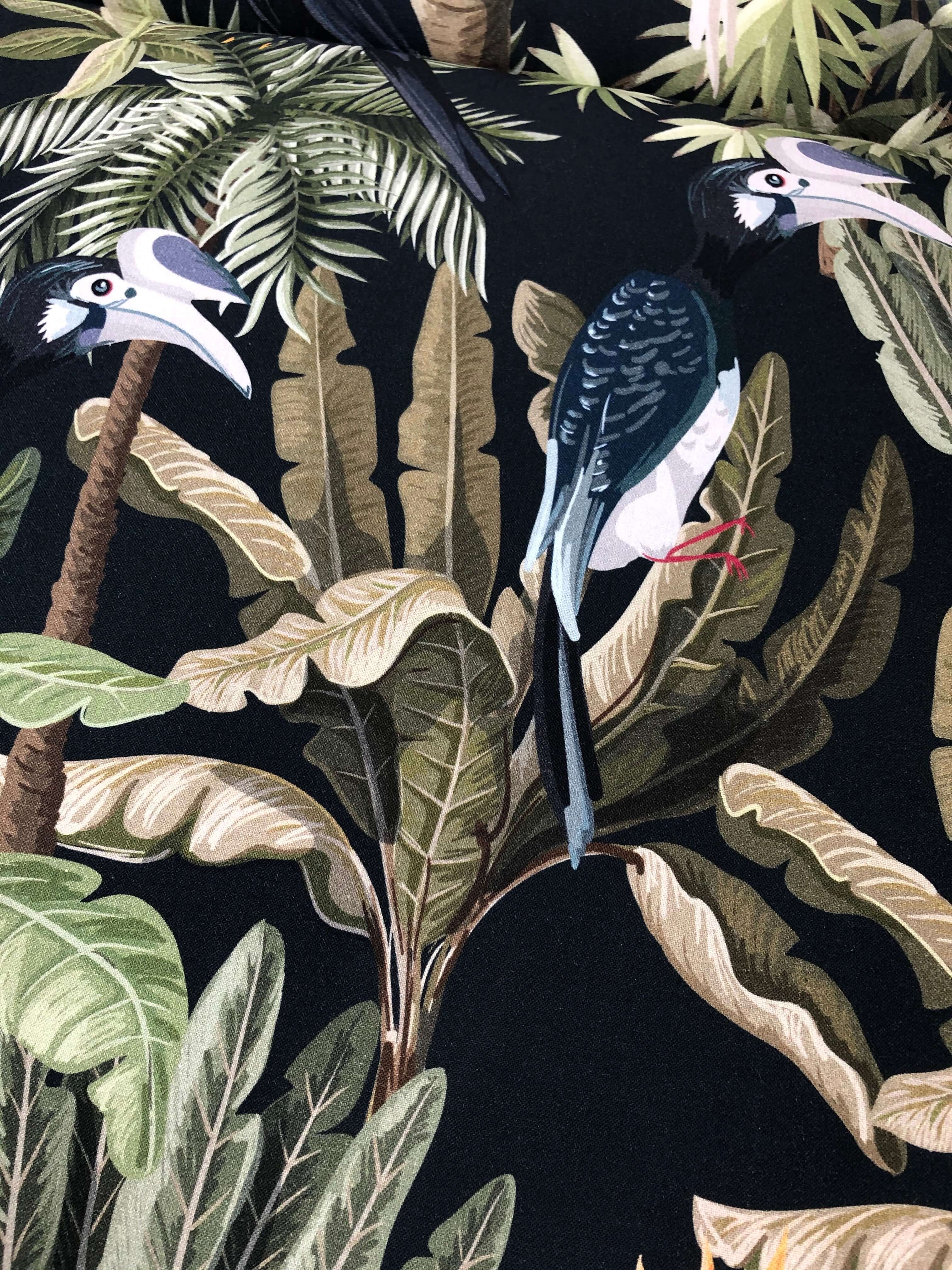 The Tropical forest & mustard - baby play mat, boxkleed