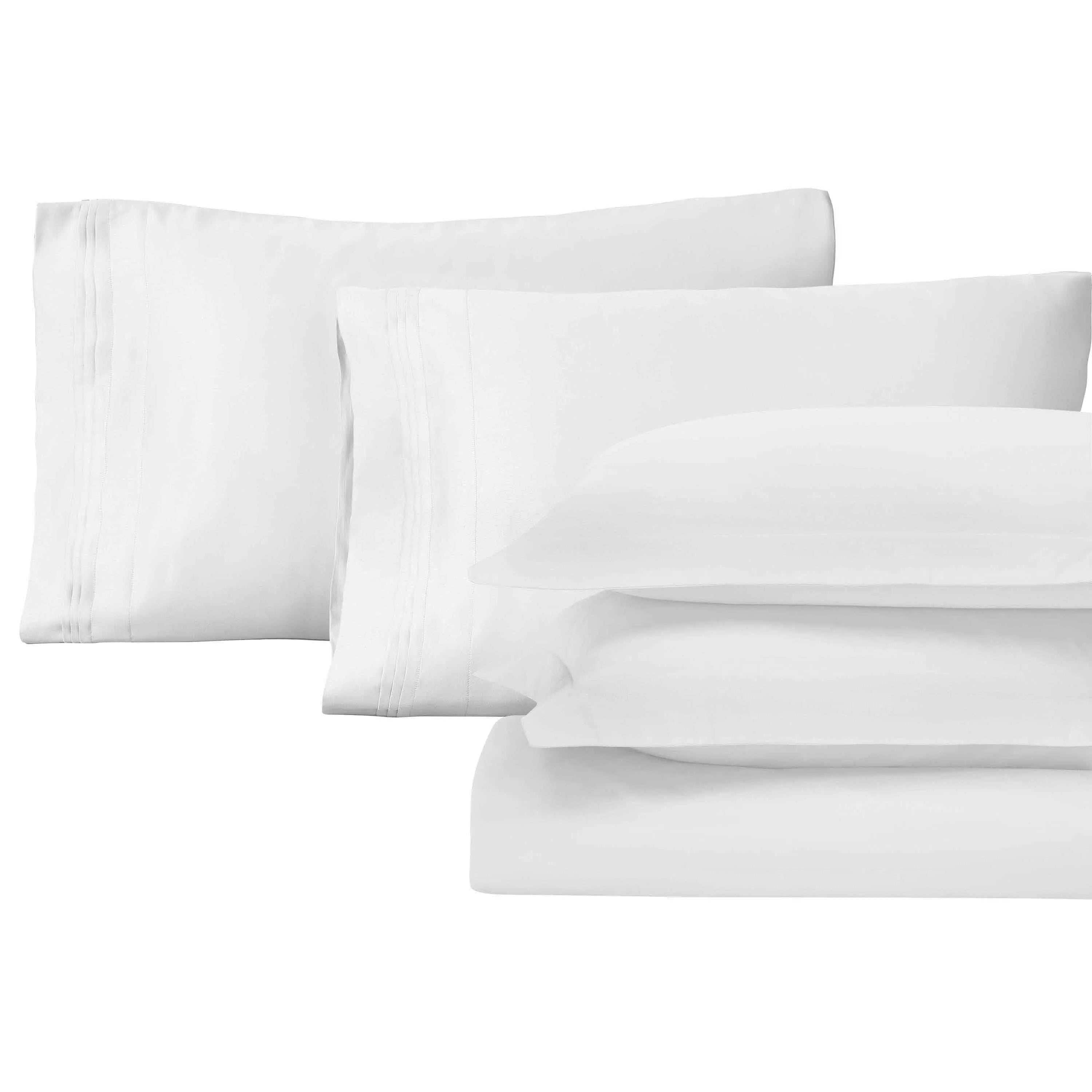 Decorative-stitched Egyptian Cotton Bed Sheet Bundle