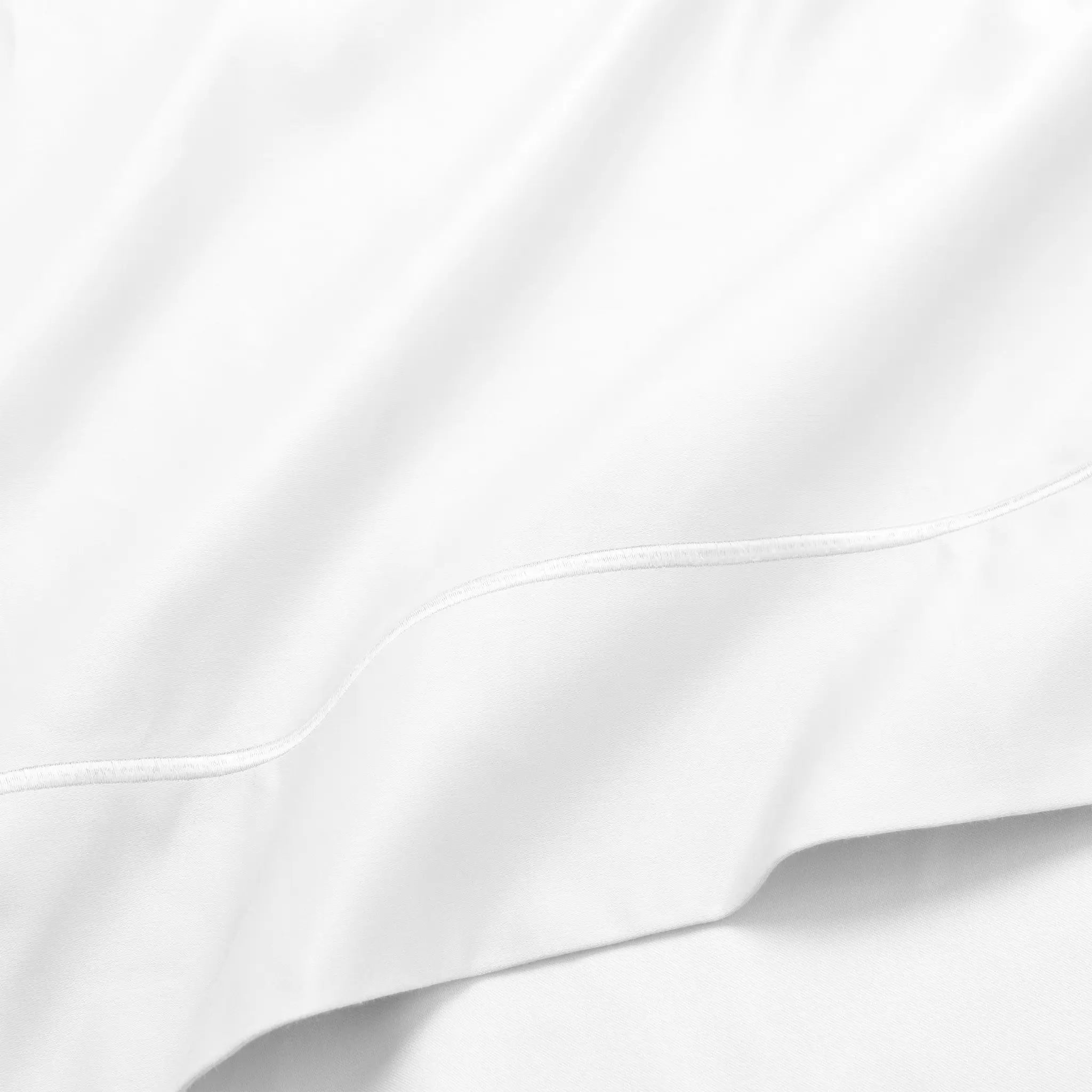 Stitched-trim Egyptian Cotton Pillowcase Set