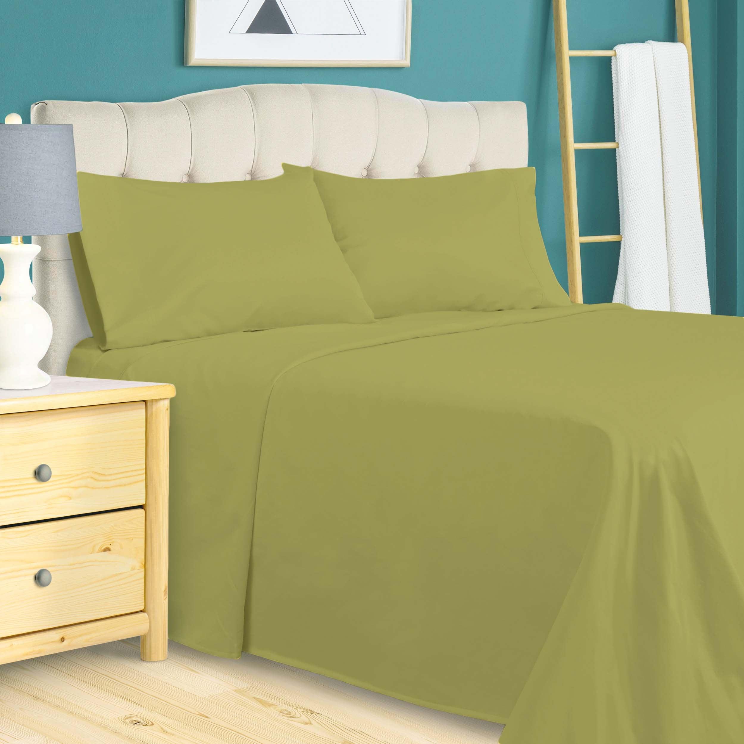 Satin-finish Cotton Bed Sheet Set