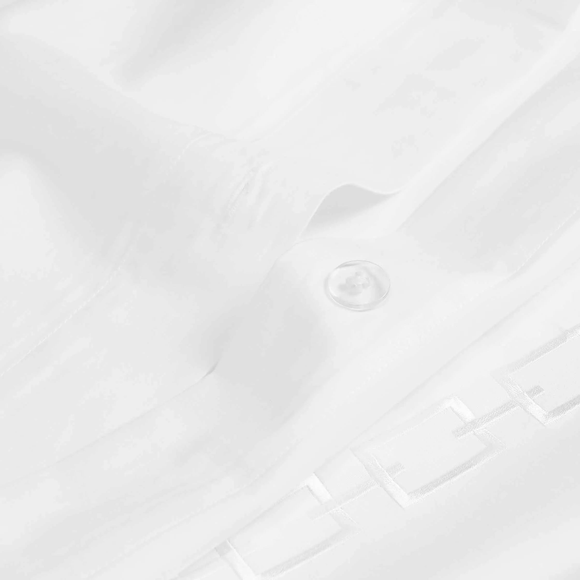 Geometric Chain-trimmed Sateen Weave Cotton Duvet Cover Set