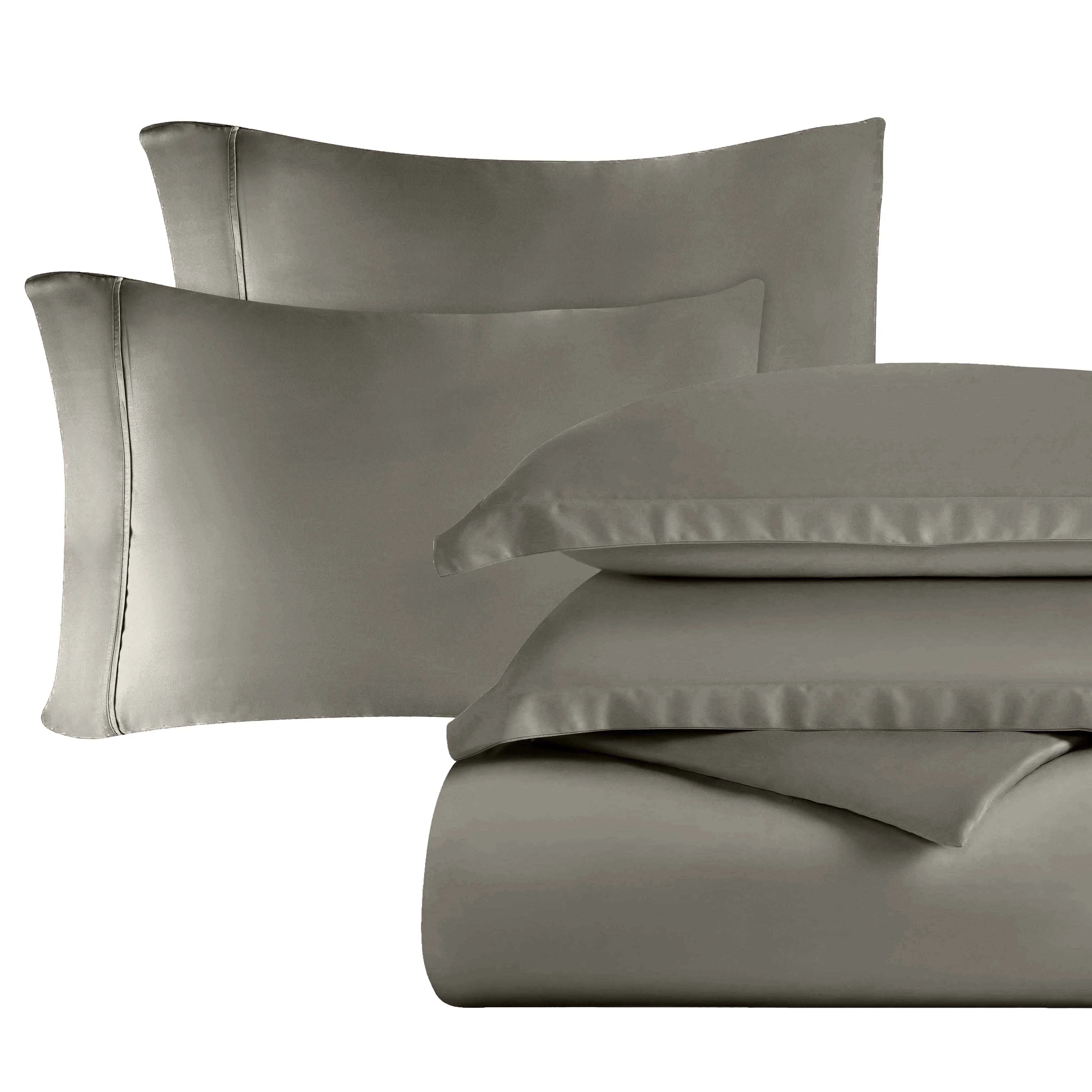 Decorative-trimmed Cotton Blend Duvet Cover Bundle