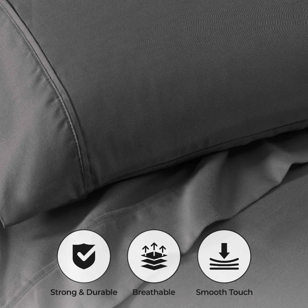 Smooth-touch Cotton Blend Bed Sheet Set