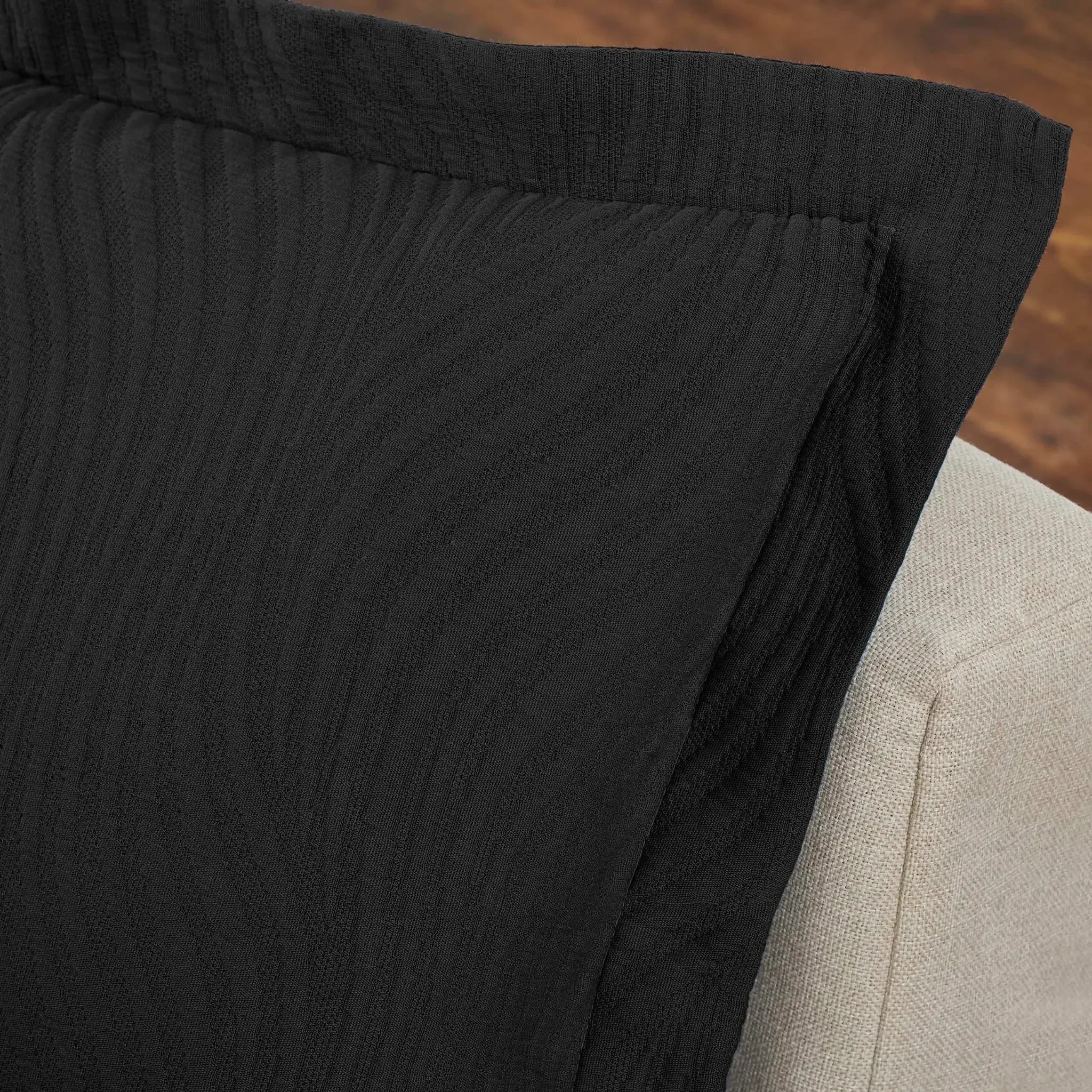 Wave-textured Cotton Bedspread Set