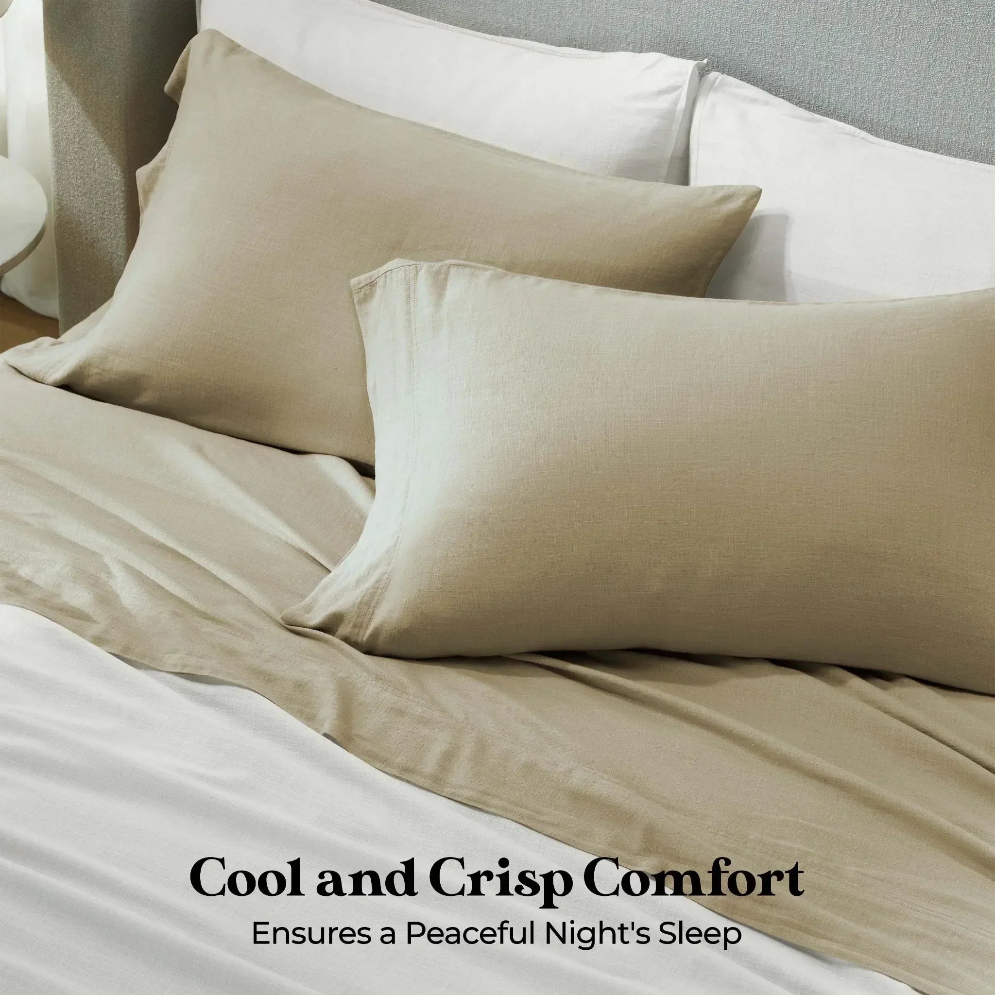 Envelope-style Linen Pillowcase Set