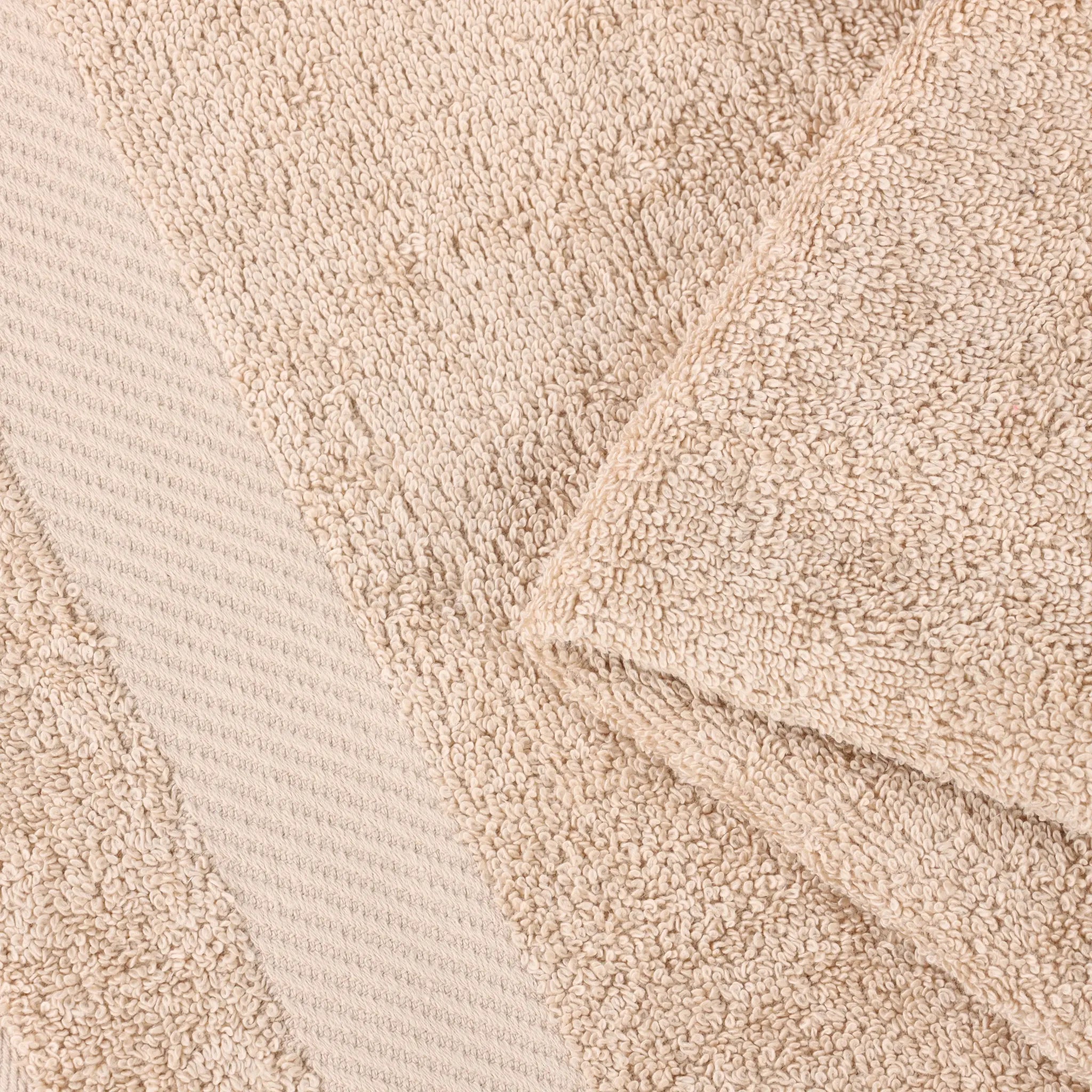 Textured Diagonal-striped Egyptian Cotton Towel Set