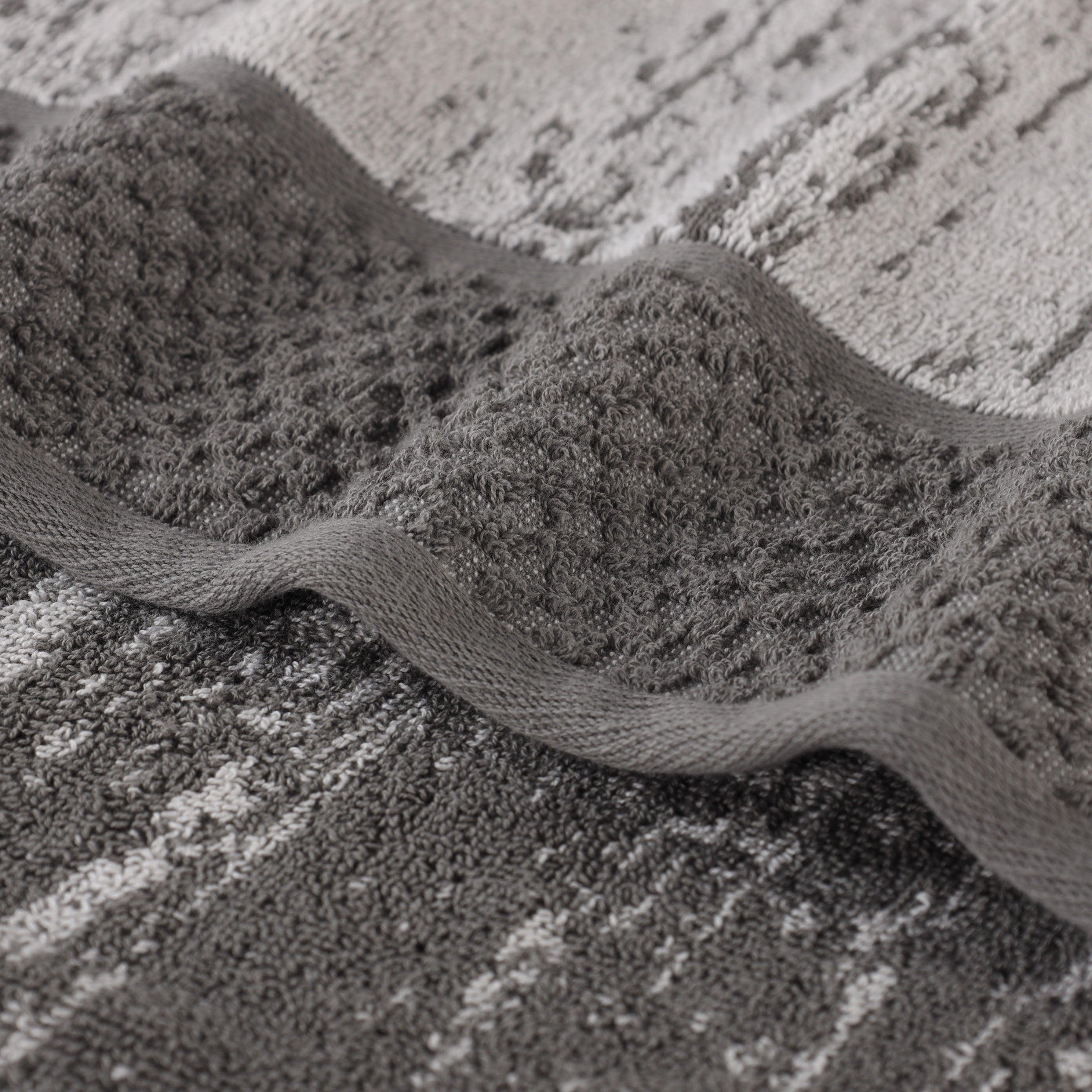 Lodie4PCBathTowelSetCharcoalSilver8