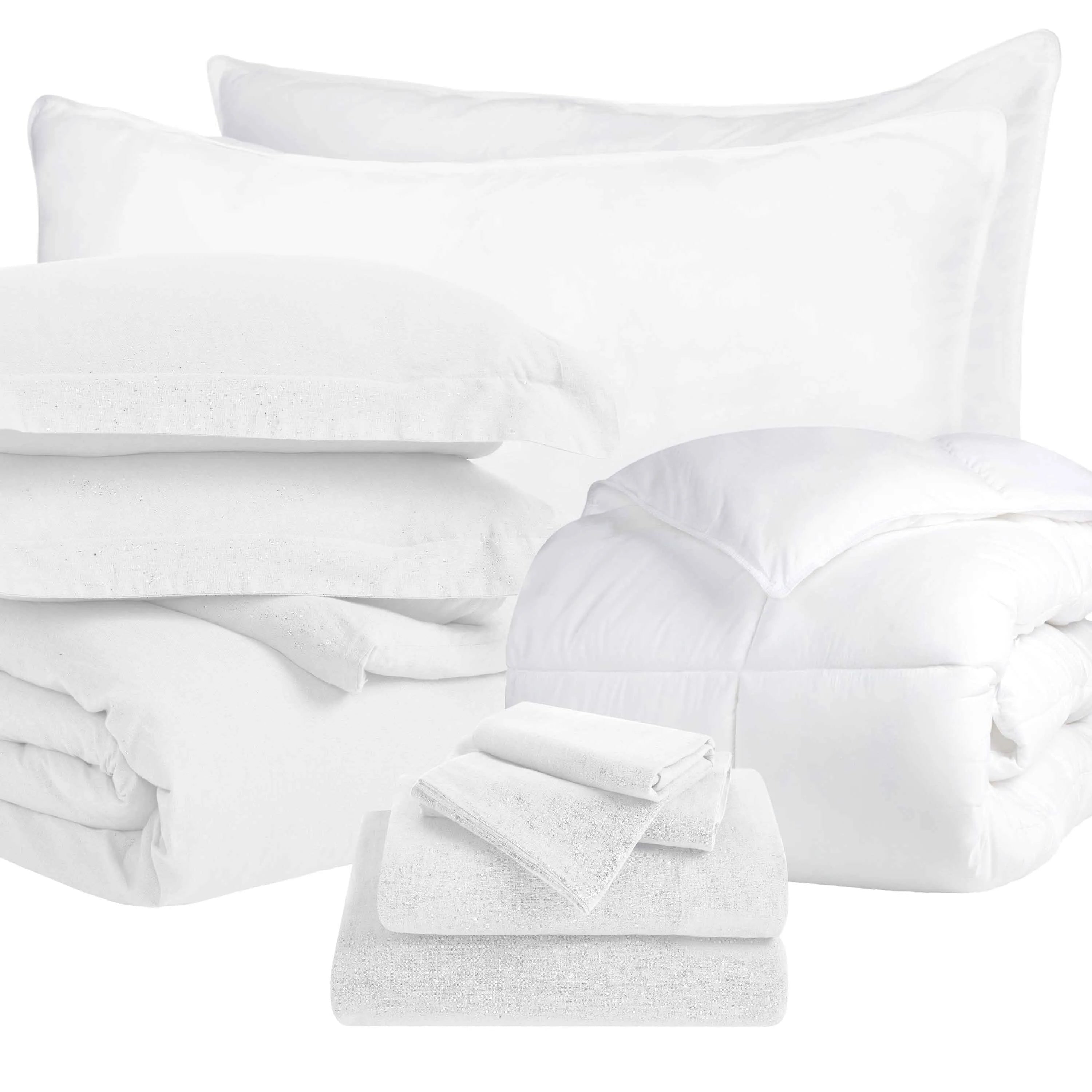 Pillow-top Minimalist 11-Piece Bedding Bundle