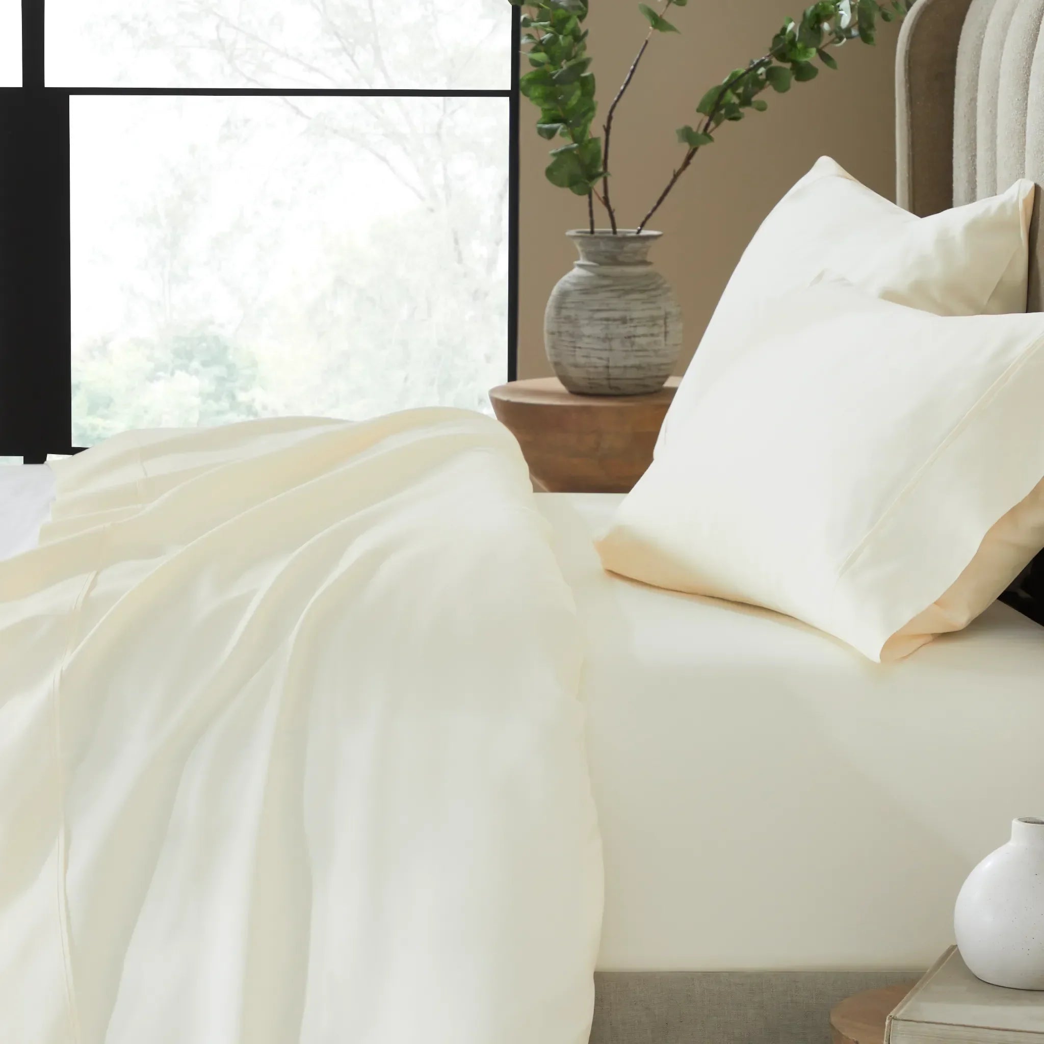 PavoCottonSheetSetLS2-Ivory