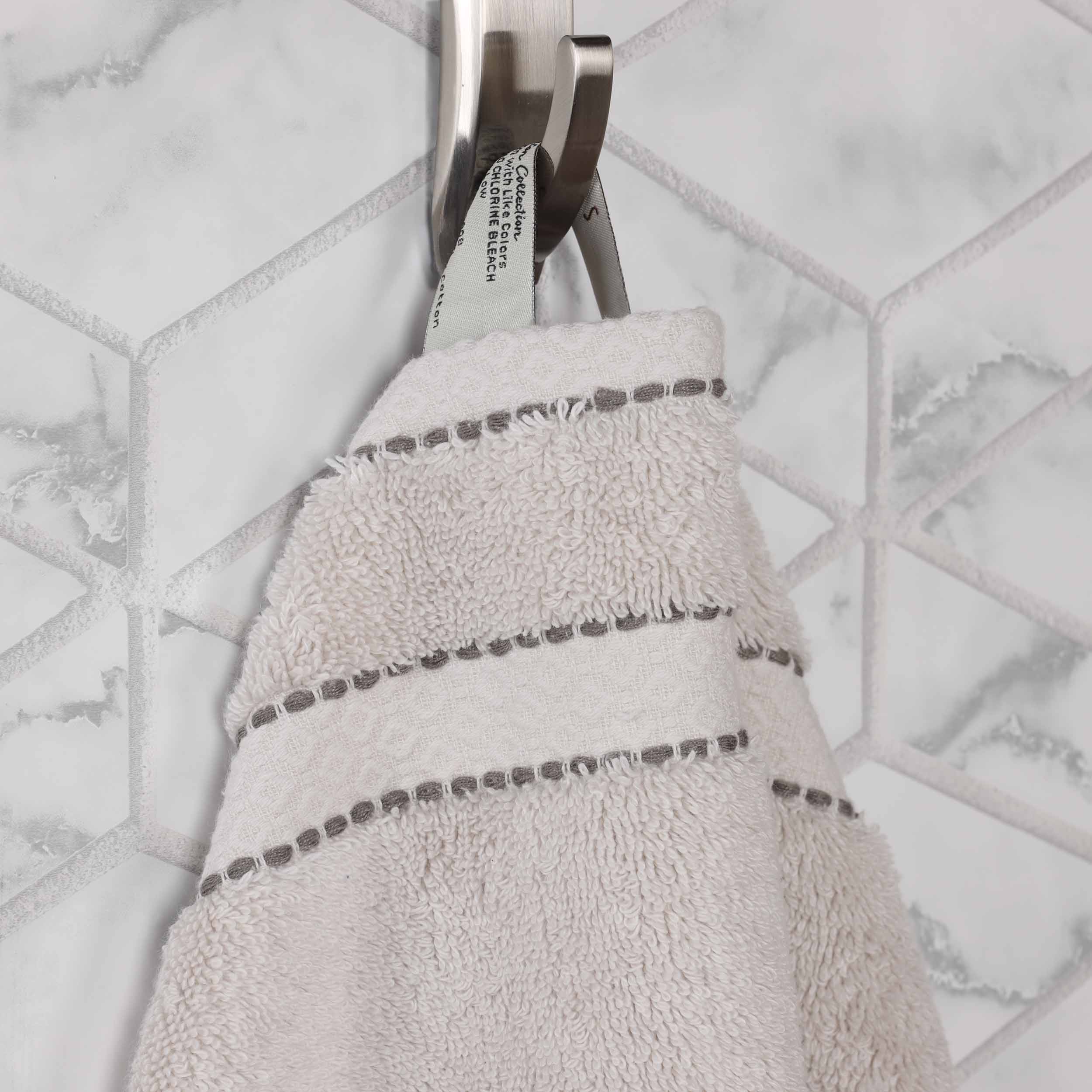 Dobby-border Egyptian Giza Cotton Face Towel Set