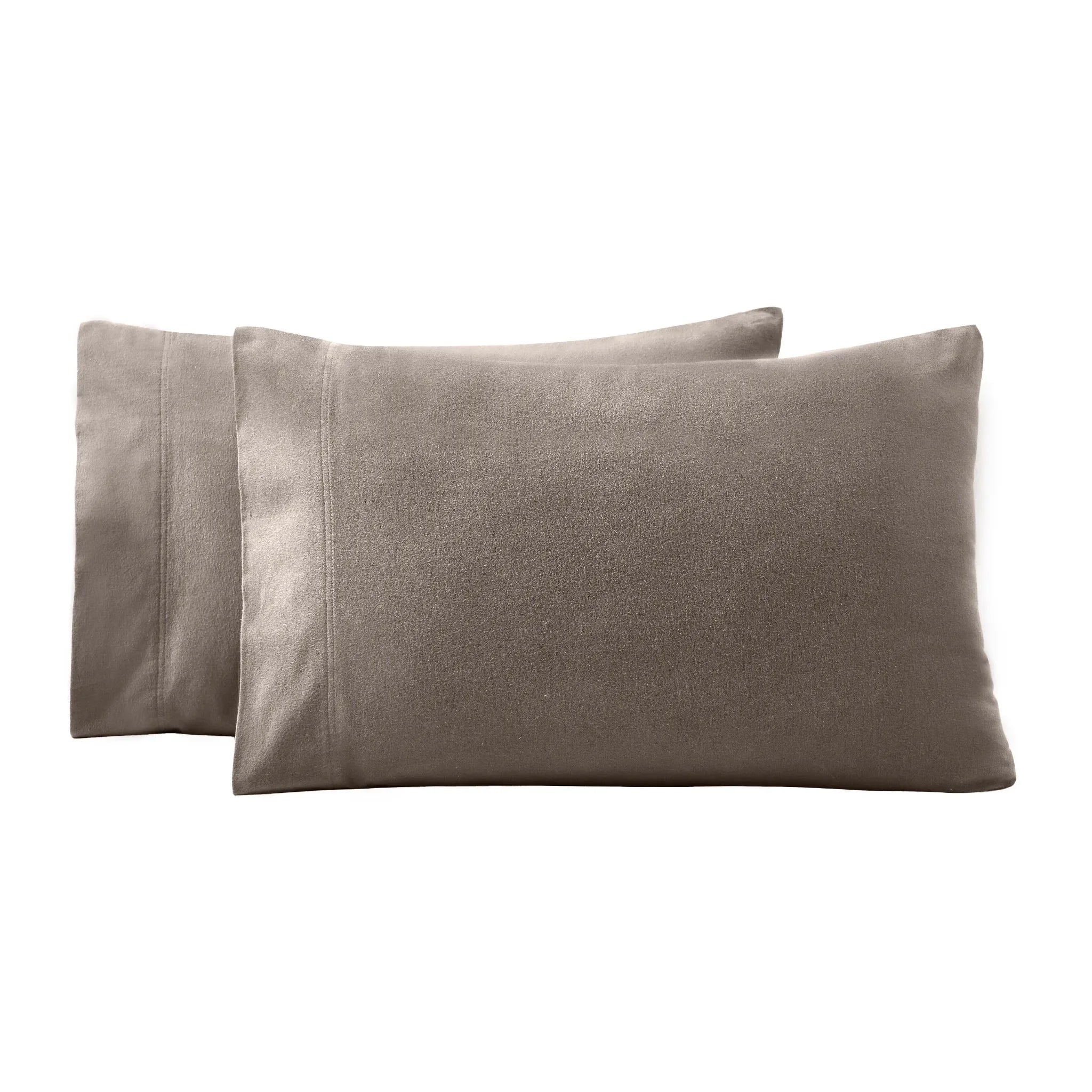 SolidFlannelPillowcaseIndividual-Grey