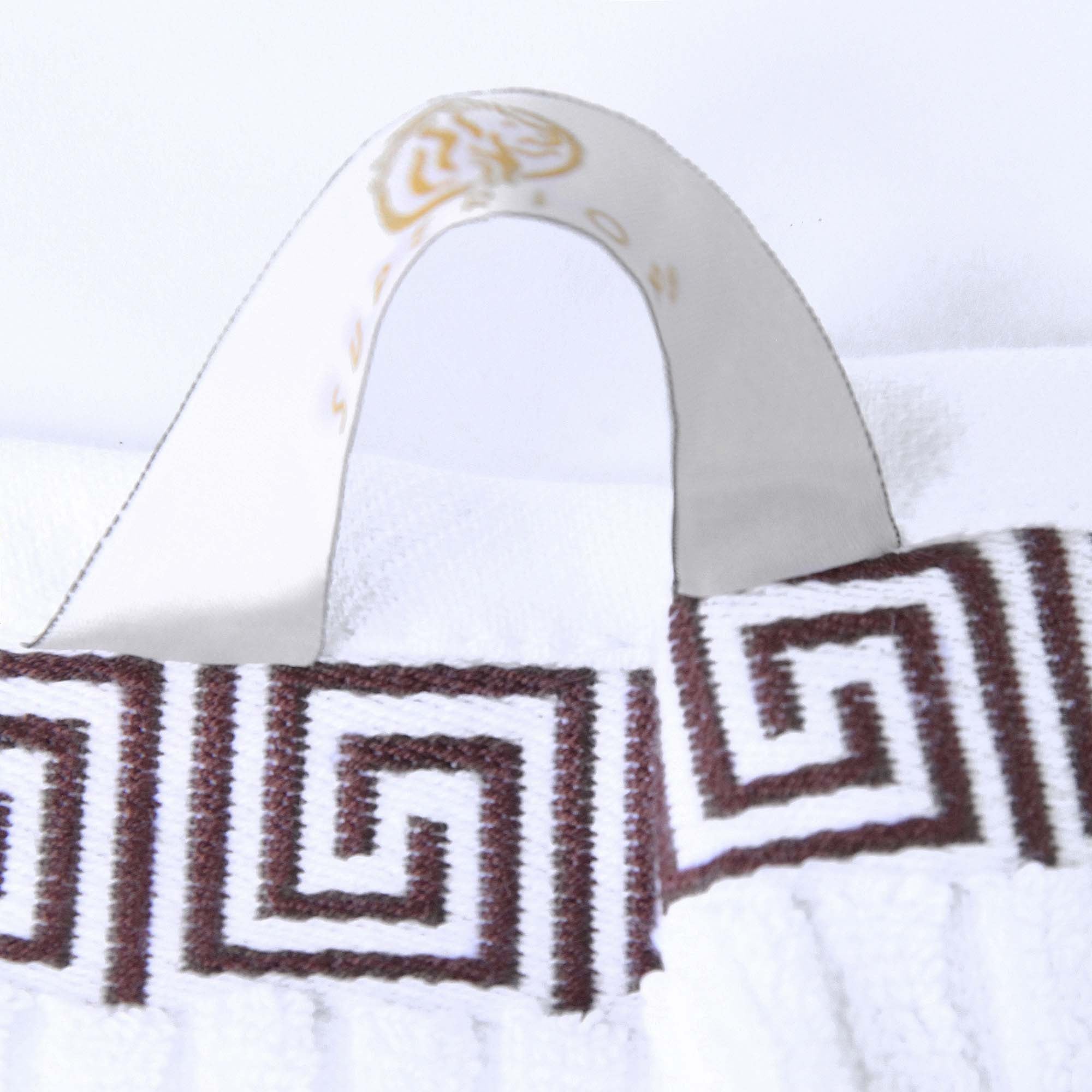 Ornate-swirl Geometric Terry Cloth Bath Towel Set