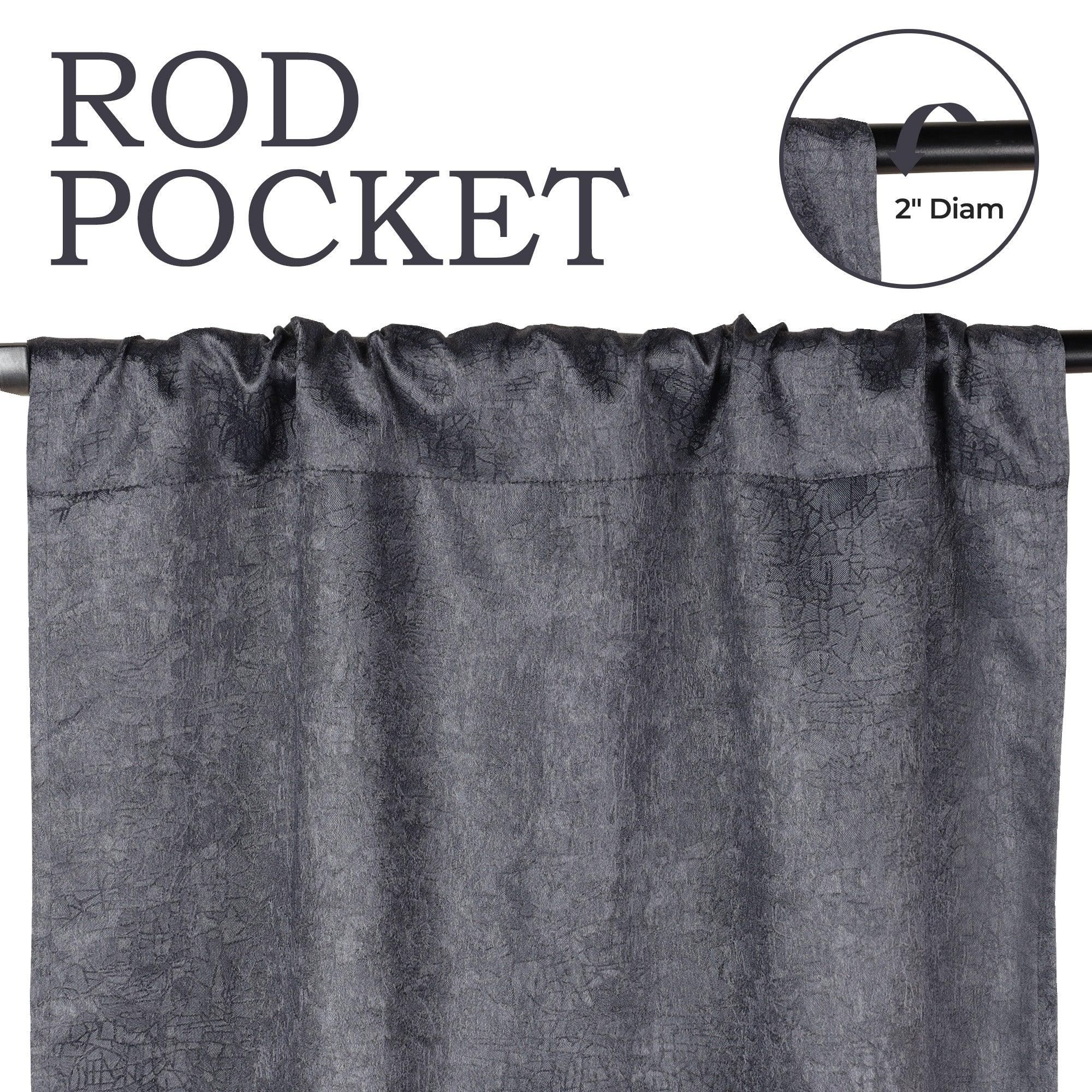 Embossed-pattern Curtain Panels