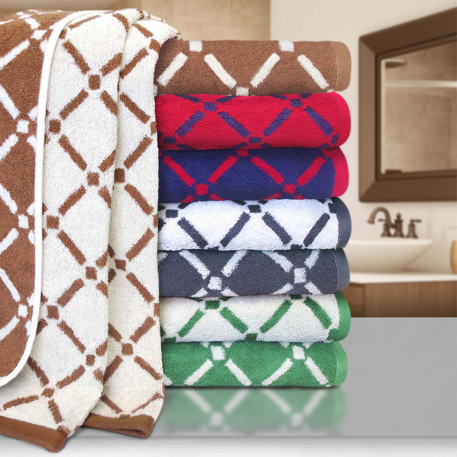 cotton-diamond-geometric-2-piece-bath-sheet-set-superior-1