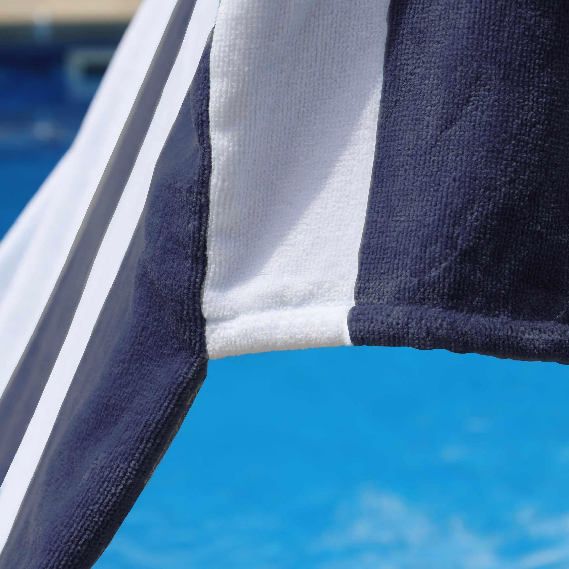 Two-tone Striped Cotton Beach Towel Set