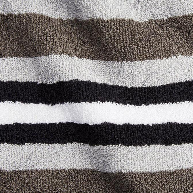 Striped-pattern Cotton Bath Towel Set