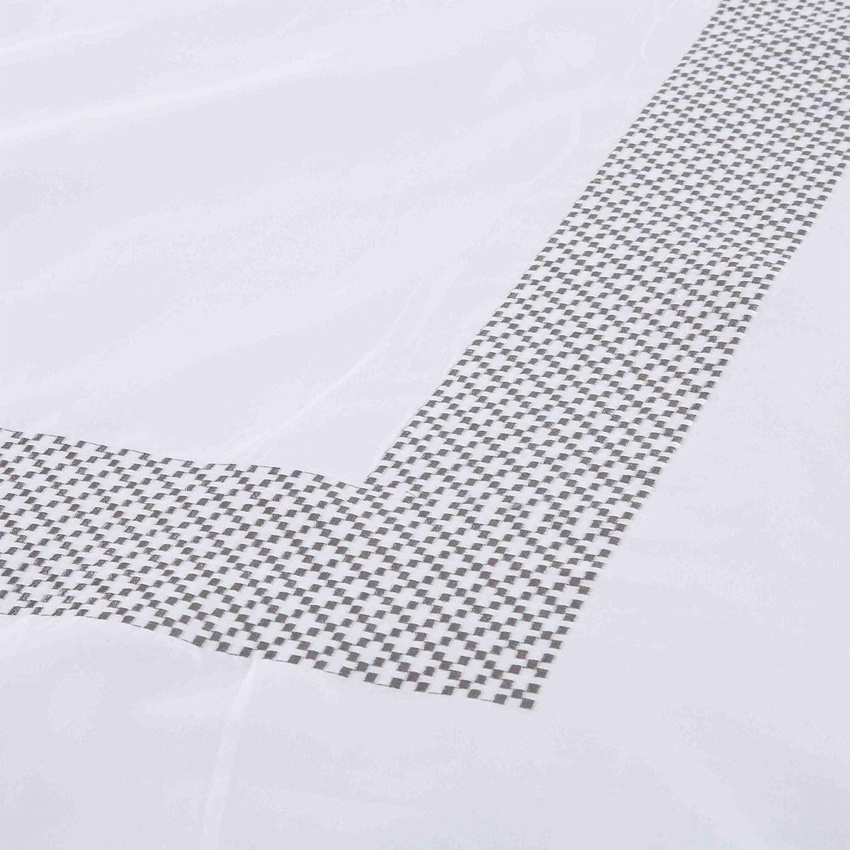 Geometric-border Cotton Duvet Cover Set