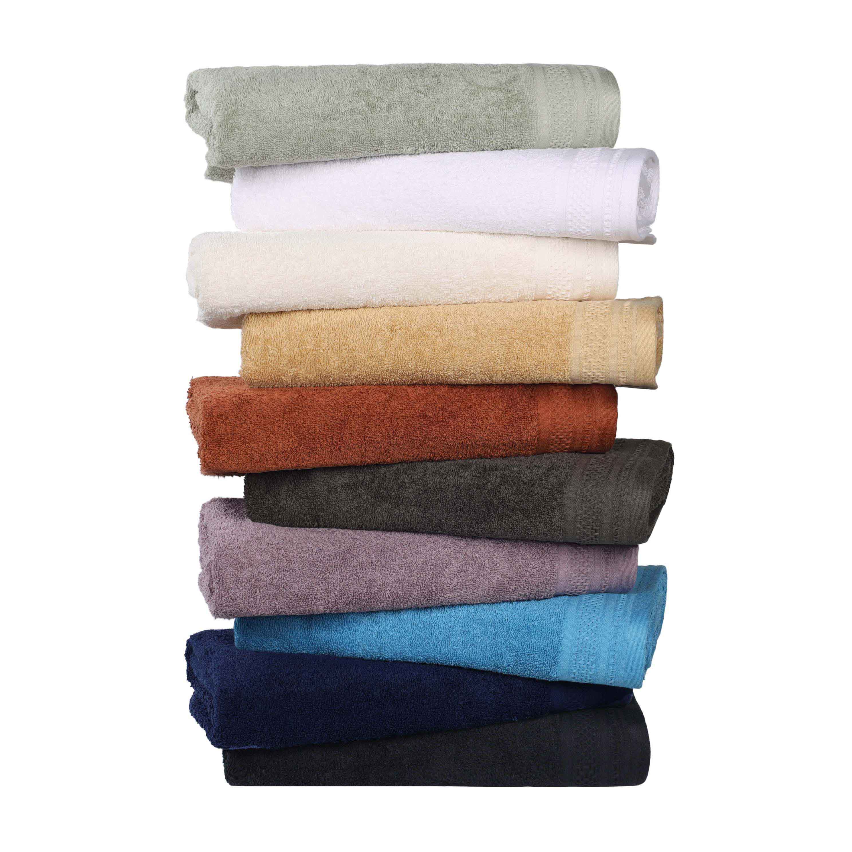 Decorative Honeycomb-border Cotton 6 Piece Towel Set