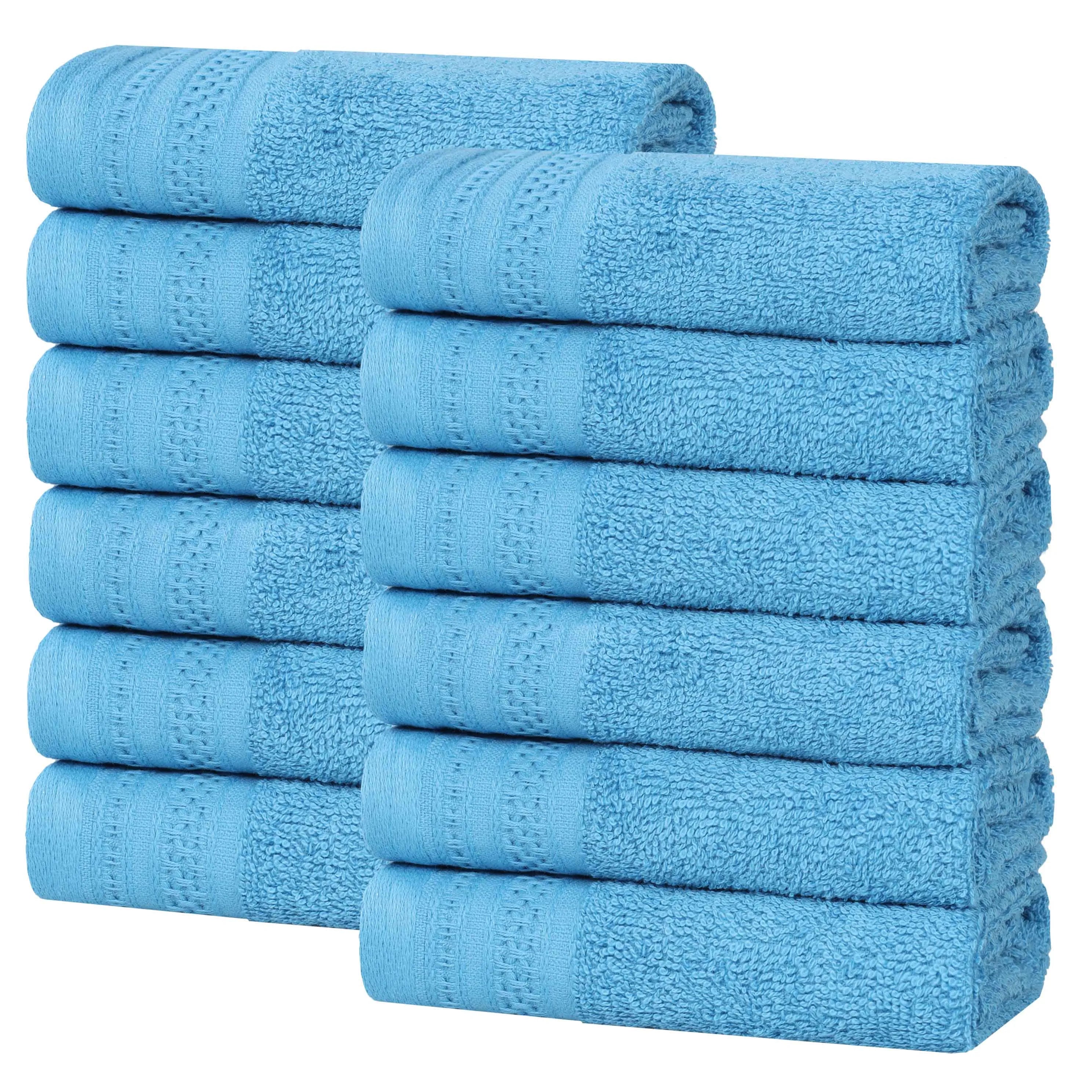 honeycomb-textured-waffle-border-cotton-face-towels-set-of-12-face-towel-superior-11