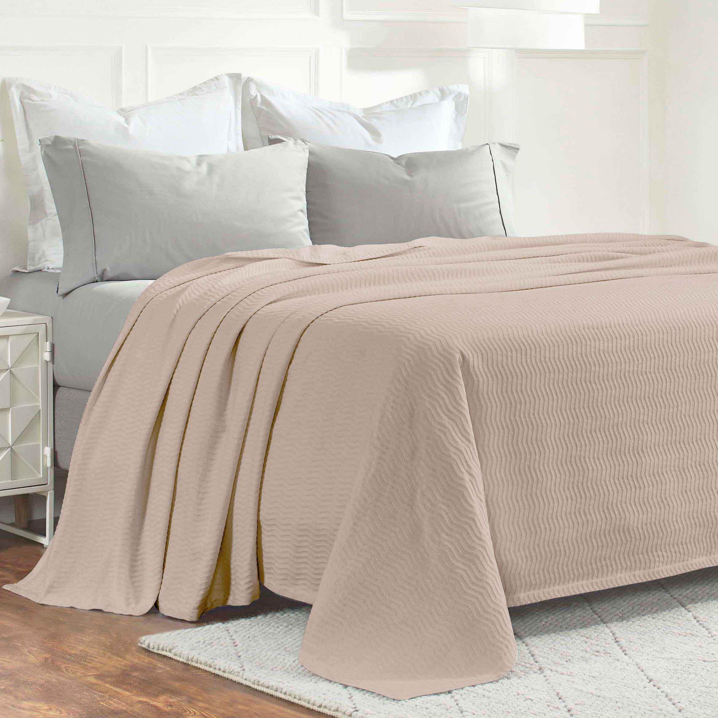 Dobby Weave Cotton Bedspread