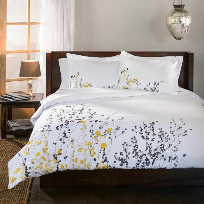 Nature-inspired Printed Cotton Bedding Set