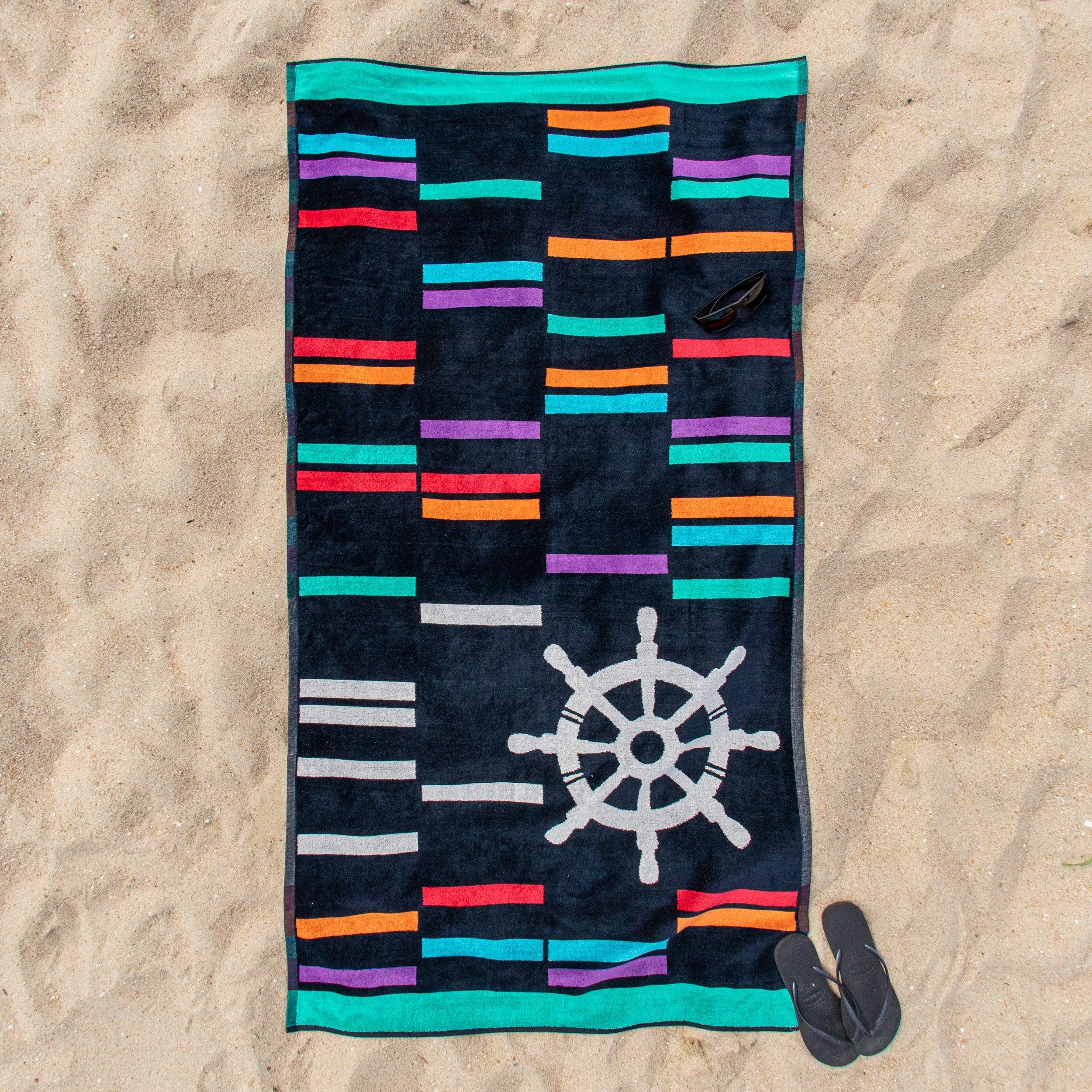 retro-spin-wheel-oversized-2-piece-beach-towel-set-beach-towel-superior-1
