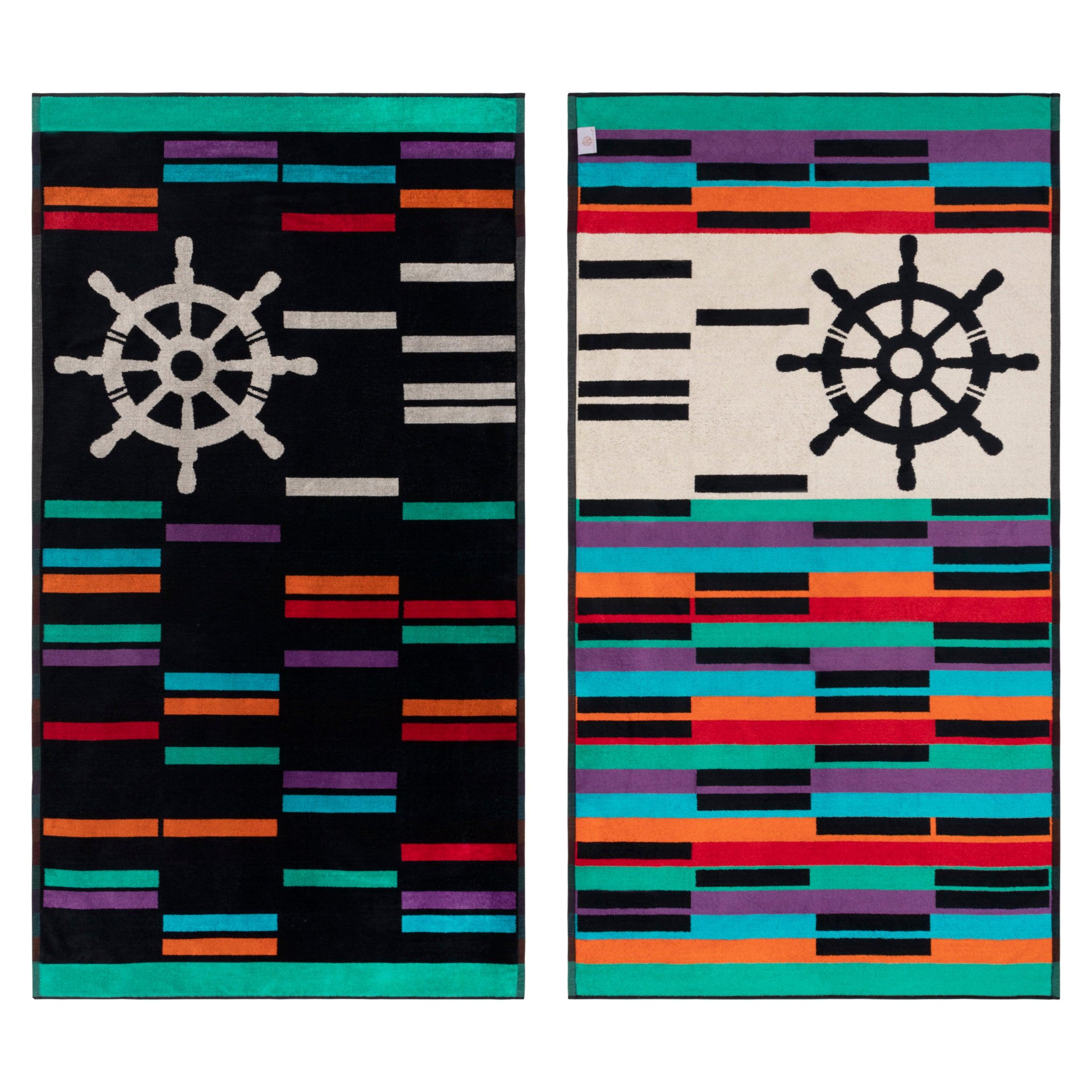 retro-spin-wheel-oversized-2-piece-beach-towel-set-beach-towel-superior-9