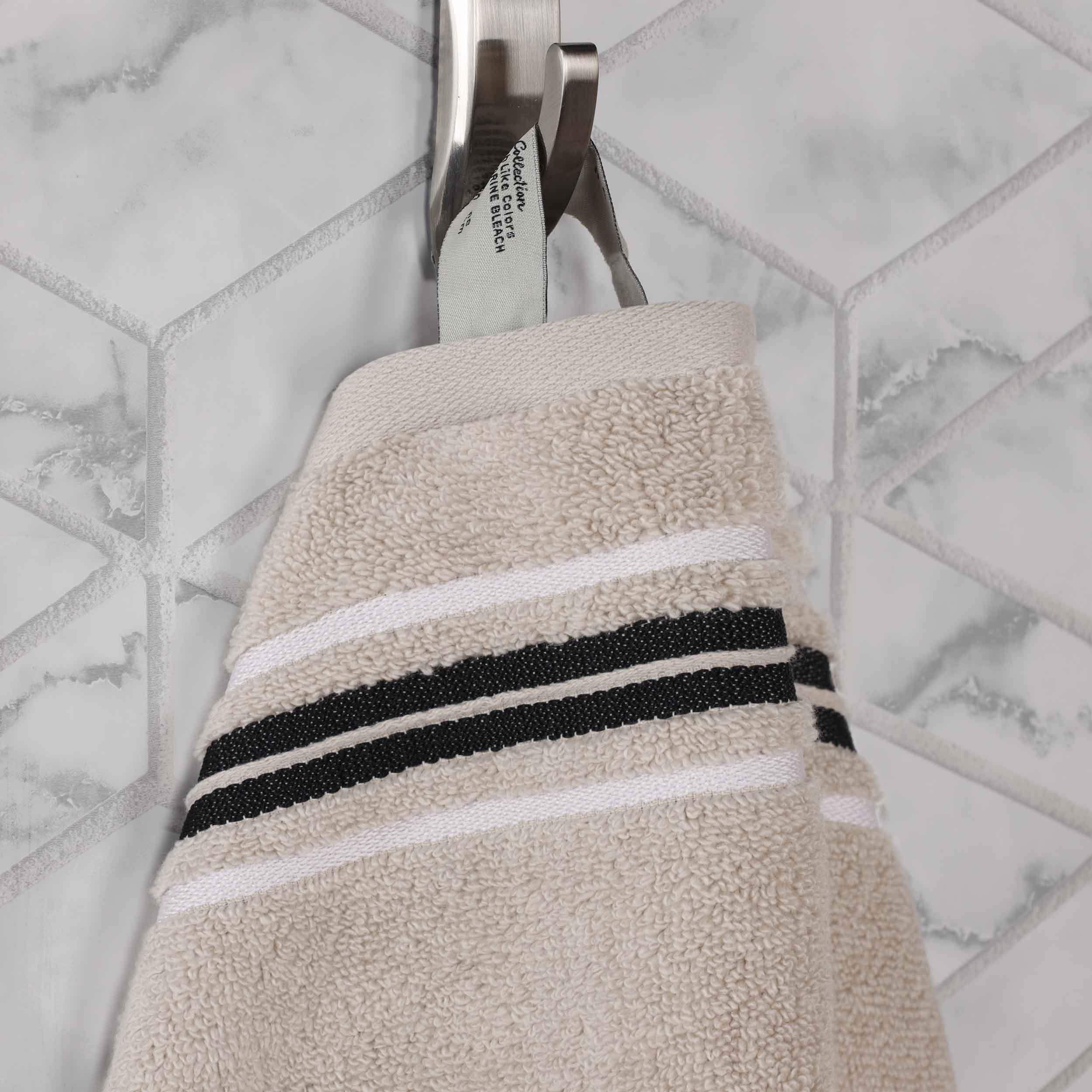 Striped Zero Twist Cotton Towel Set