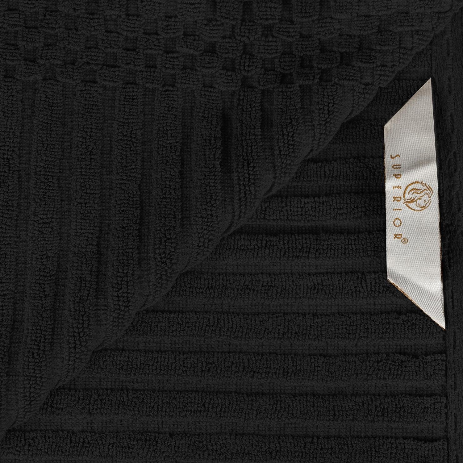 Embossed-pattern Cotton Towel and Bath Sheet Set