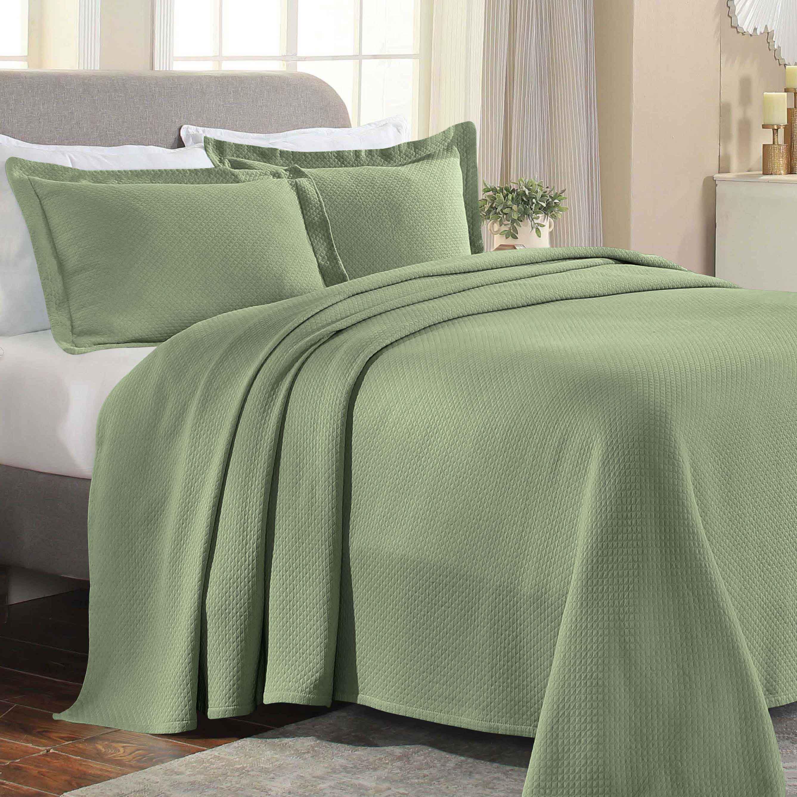 Jacquard-patterned Cotton Bedspread Set