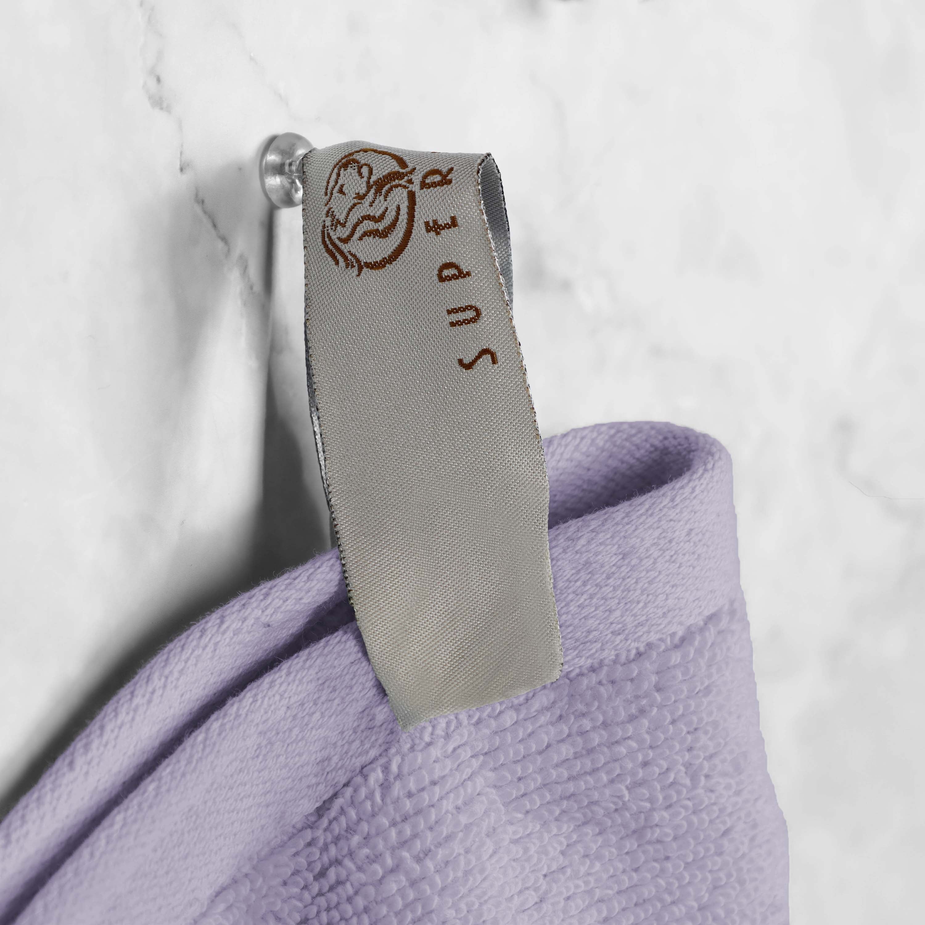 Textured-border Cotton Bath Towel Set of 2