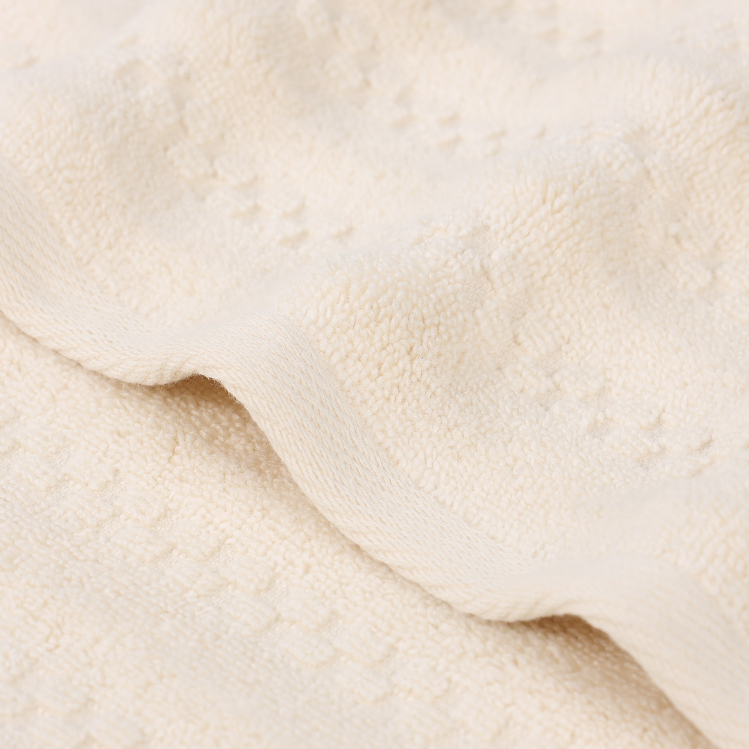 Embossed Waffle-patterned Zero Twist Cotton Towel Set